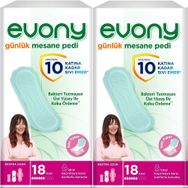 Evony Günlük Ekstra Uzun 4x18 Adet Mesane Pedi