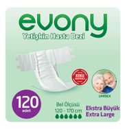 Evony XLarge 120 Adet Belbantlı Hasta Bezi