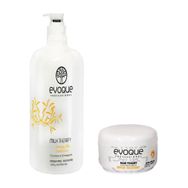Evoque Milk Therapy 1000 ml Saç Kremi + Mılk Therapy H 500 gr Yogurt Mask
