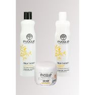 Evoque Milk Therapy Sülfatsız 400 ml Şampuan + 400 ml Saç Kremi + 500 ml Hair Yogurt Mask