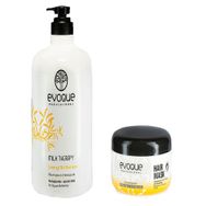 Evoque Professional Smart Keratin Serisi 1000 ml Şampuan + Milk Therapy 500 ml Saç Maskesi