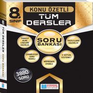 Evrensel İletişim Yayınları 8. Sınıf Tüm Dersler Konu Özetli Soru Bankası