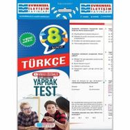 Evrensel İletişim Yayınları 8. Sınıf Türkçe Konu Özetli Yaprak Test