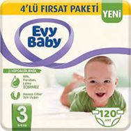 Evy Baby No:3 Midi 120 Adet Bebek Bezi