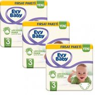 Evy Baby No:3 Midi 186 Adet Bebek Bezi