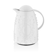EW's Kitchenware 1 lt Soft Beyaz Rölyef Termos