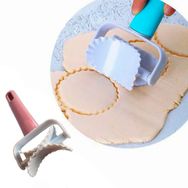 EW's Kitchenware Tırtıklı Daire Şeklinde Hamur Kesici Kurabiye Ruleti