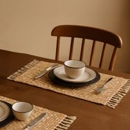 Excellent Houseware 45x35 cm Bej Püsküllü Amerikan Servis