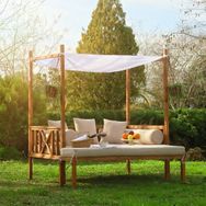 Exclusive Ahşap Bahçe Yatağı (daybed)