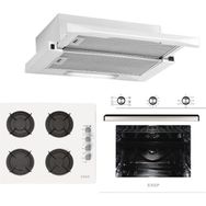 Exep Life E5E - EO320 - EF240 Beyaz 3'lü Ankastre Set