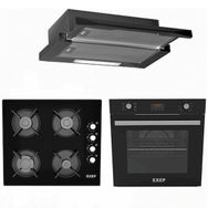 Exep Start EF-260 - EO-320 - E5E Siyah 3'lü Ankastre Set