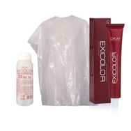 Exicolor 20 Volüm Peroksit + Boya Naylonu + 3 Koyu Kahve 60 ml Tüp Saç Boyası