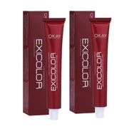 Exicolor 8.44 Açık Kumral Yoğun Bakır 2x60 ml Saç Boyası