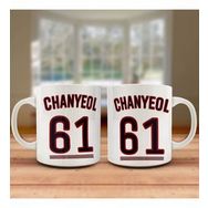 EXO - Chanyeol 61 Rakam Baskılı Kupa Bardak