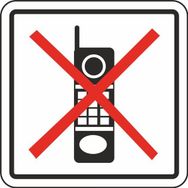 Extra Fix 12x12 cm Pvc Telefonu Kapatınız Uyarı Levhası