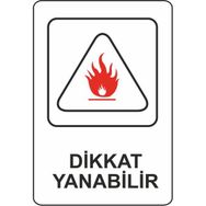 Extra Fix 16x24 cm Pvc Dikkat Yanabilir Uyarı Lehvası