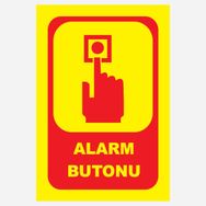 Extra Fix 16x24 cm Pvc Yangın Alarm Butonu Levhası
