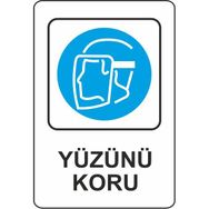 Extra Fix 16x24 cm Pvc Yüzünü Koru Uyarı Levhası