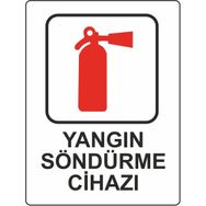 Extra Fix Pvc Yangın Söndürme Cihazı Uyarı Levhası