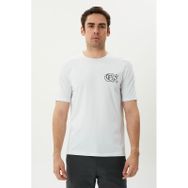 Exuma 1412046-100 Beyaz Baskılı Erkek T-shirt