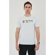 Exuma 1412063-100 Beyaz Erkek T-shirt