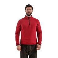 Exuma 2312002-677 Bordo Yarım Fermuarlı Erkek Polar
