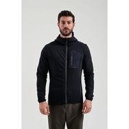 Exuma 2312250 Siyah Tam Fermuarlı Erkek Sweatshirt