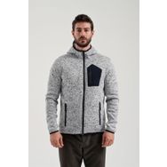 Exuma 2312256 Gri Melanj Tam Fermuarlı Erkek Polar