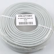 Eyfel EF-C400 4+1 2x0.22 Folyolu Lüks 100 M CCTV Kablo