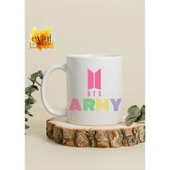 Eylül Design Bts Army Özel Tasarım K-Pop Baskılı Özel Tasarım Baskılı Kupa Bardak