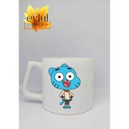 Eylül Design Gumball Baskılı Lüks Seramik Kupa Bardak