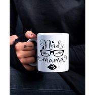 Eylül Design Nerd Mama Yazılı Özel Tasarım Baskılı Kupa