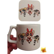 Eylül Design Powerpuff Girls Baskılı Lüks Oval Seramik Kupa