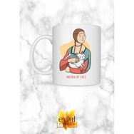 Eylül Design Sanat ve Kediler Mother Of Cats Özel Tasarım Baskılı Kupa Bardak