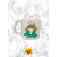 Eylül Design Sanat ve Kediler Van Gogh Özel Tasarım Baskılı Seramik Kupa Bardak