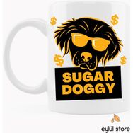Eylül Design Sugar Doggy Yazılı Köpekli Eğlenceli Özel Tasarım Baskılı Kupa Bardak