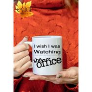 Eylül Design The Office I Wish I Was Watching The Office Özel Tasarım Baskılı Kupa Bardak