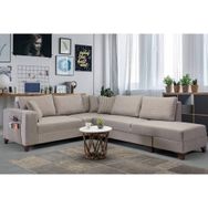 Eymense Krem Loft Köşe Koltuk Takımı