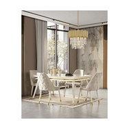 Eymense Lotus Gold Yemek Masa Takımı
