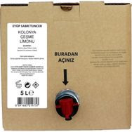Eyüp Sabri Tuncer 5 lt Bag In Box Endüstriyel Çeşme Limonu Kolonyası