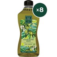 Eyüp Sabri Tuncer 8x1.5 lt Ayvalık Zeytin Çiçeği Doğal Zeytinyağlı Sıvı Sabun