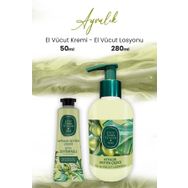 Eyüp Sabri Tuncer Ayvalık Zeytin Vücut Losyonu 280 ml ve 50 ml El Vücut Kremi