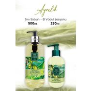 Eyüp Sabri Tuncer Ayvalık Zeytin Vücut Losyonu 280 ml ve 500 ml Sıvı Sabun