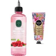 Eyüp Sabri Tuncer Silky Touch 50 ml El Vücut Kremi + 500 ml Frambuazlı Sirke Saç Toniği