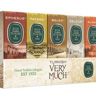 Eyüp Sabri Tuncer Turkish 16 ml Silindir Cam Şişe 5'li Set Kolonya