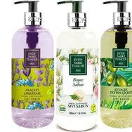 Eyüp Sabri Tuncer Zeytin Çiçeği + Lavanta ve Beyaz Sabun Sıvı Sabun Seti 500 ml 3'lü Paket