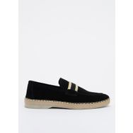 F By Fabrika Petar Deri Siyah Erkek Espadril