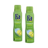 Fa 2'li Carribbean Limon 150 ml Kadın Deodorant Sprey