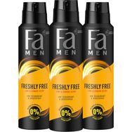 Fa Freshly Free Misket Limonu Zencefil 3x150 ml Sprey Deodorant