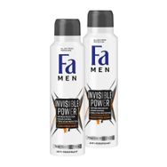Fa Men Xtreme Invisible Power 2x150 ml Sprey Deodorant